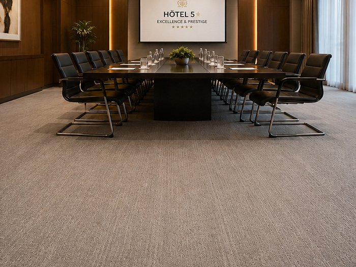 Apres nettoyage moquette Salle de Conference Hôtel casablanca